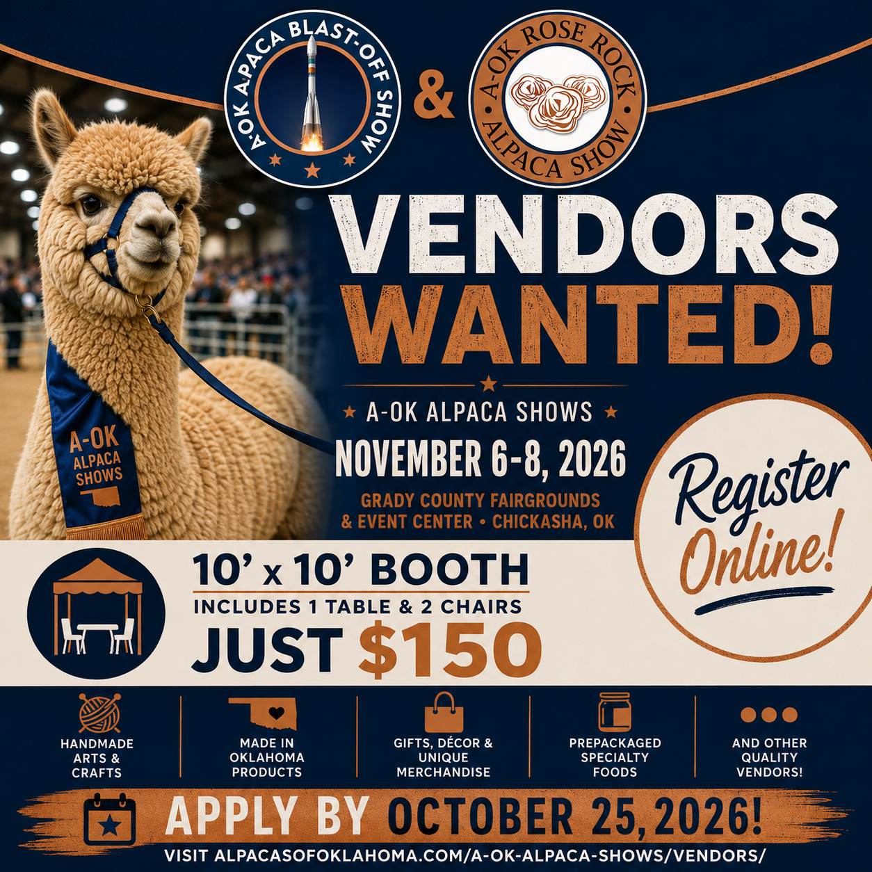 A-OK Vendors Wanted