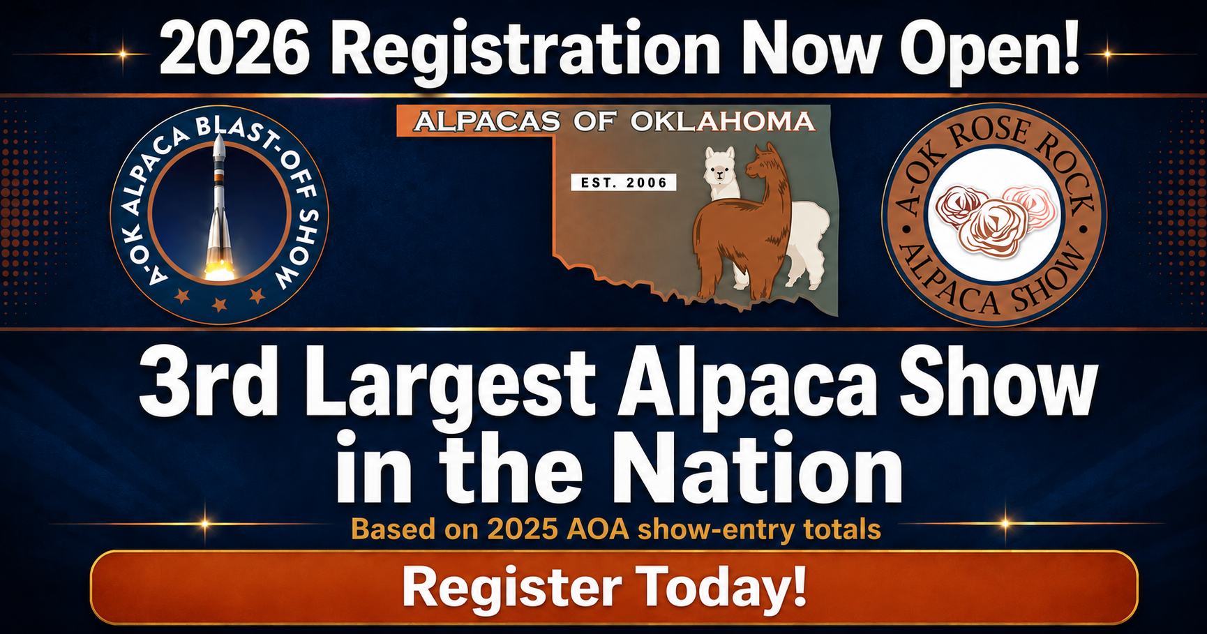 2026 Registration Open! - 3rd Largest - Register Today